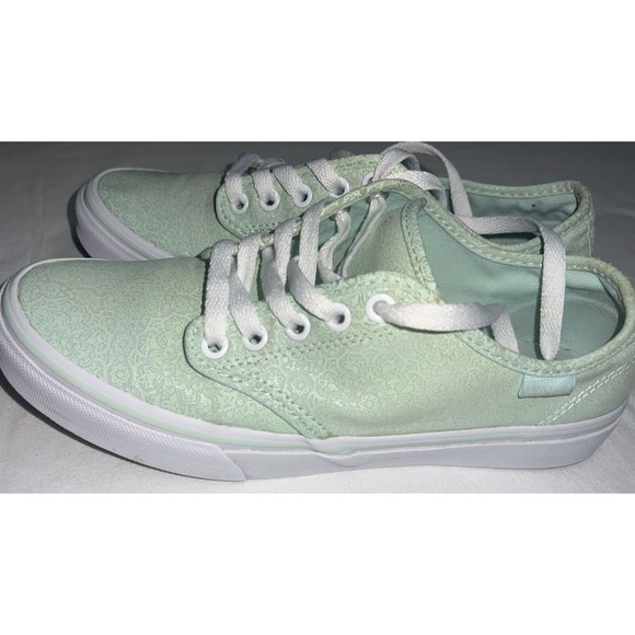 Size 8 - VANS Authentic Off The Wall Green - Picture 6 of 10
